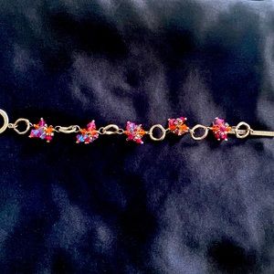 Toggle closer Swarovski crystal bracelet